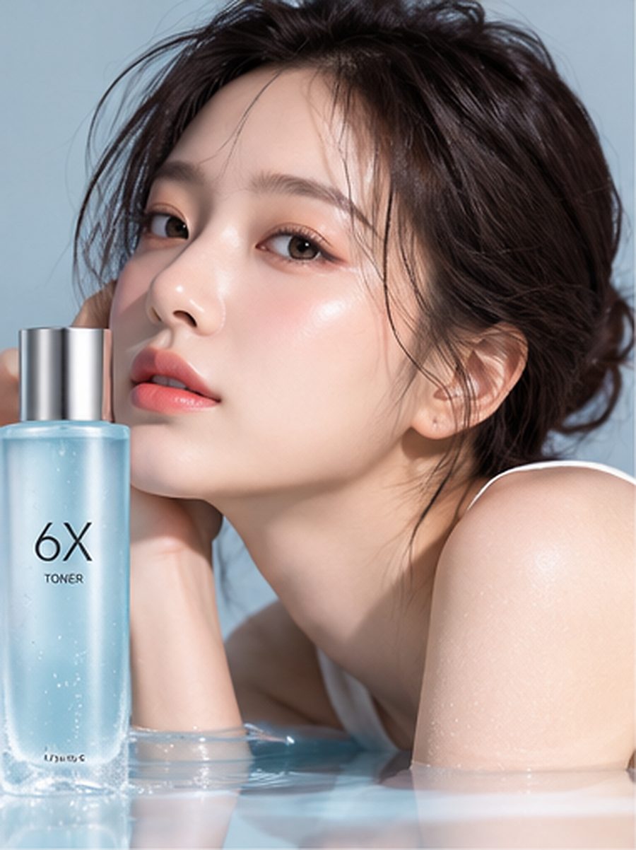 6X 래디언스 토너와 모델